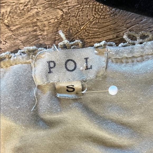 POL Olive Ruffled Open-Front Vest - Picture 7 of 7